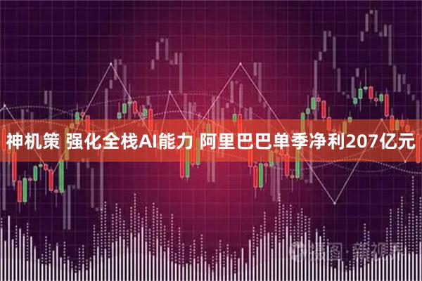 神机策 强化全栈AI能力 阿里巴巴单季净利207亿元